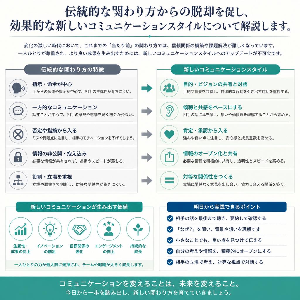 新しい関わり方とは？