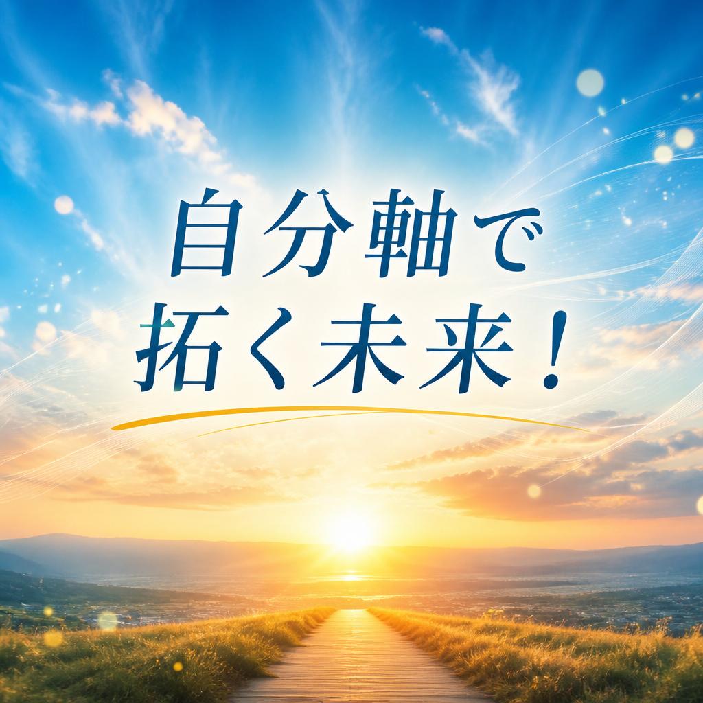 自分軸で拓く未来！