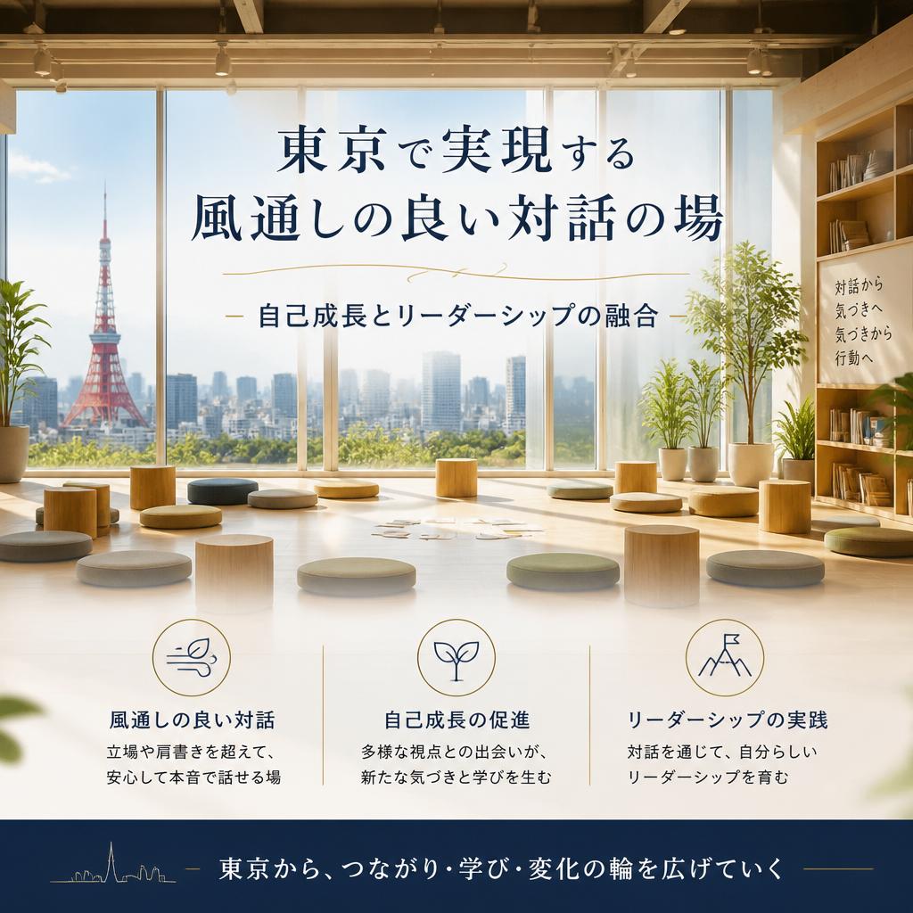 東京で実現する風通しの良い対話の場 - 自己成長とリーダーシップの融合