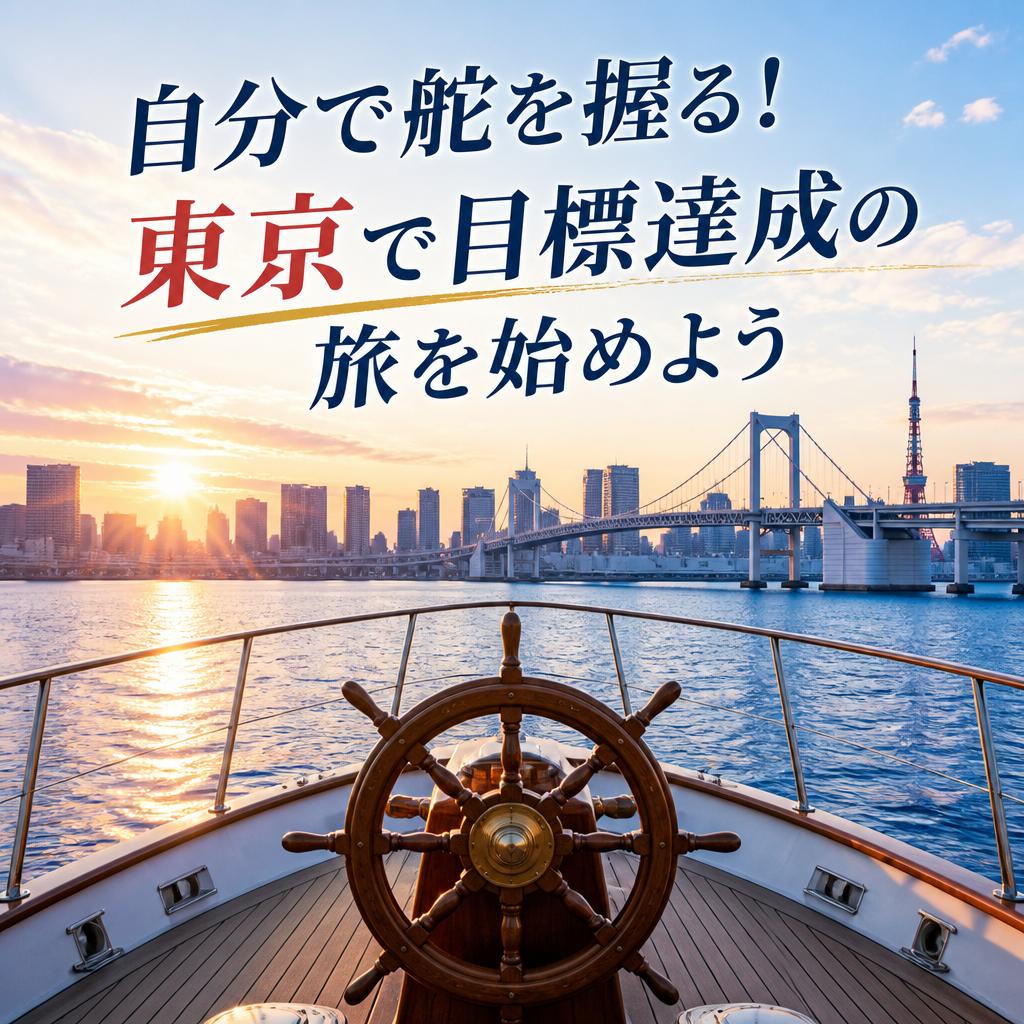 自分で舵を握る！東京で目標達成の旅を始めよう
