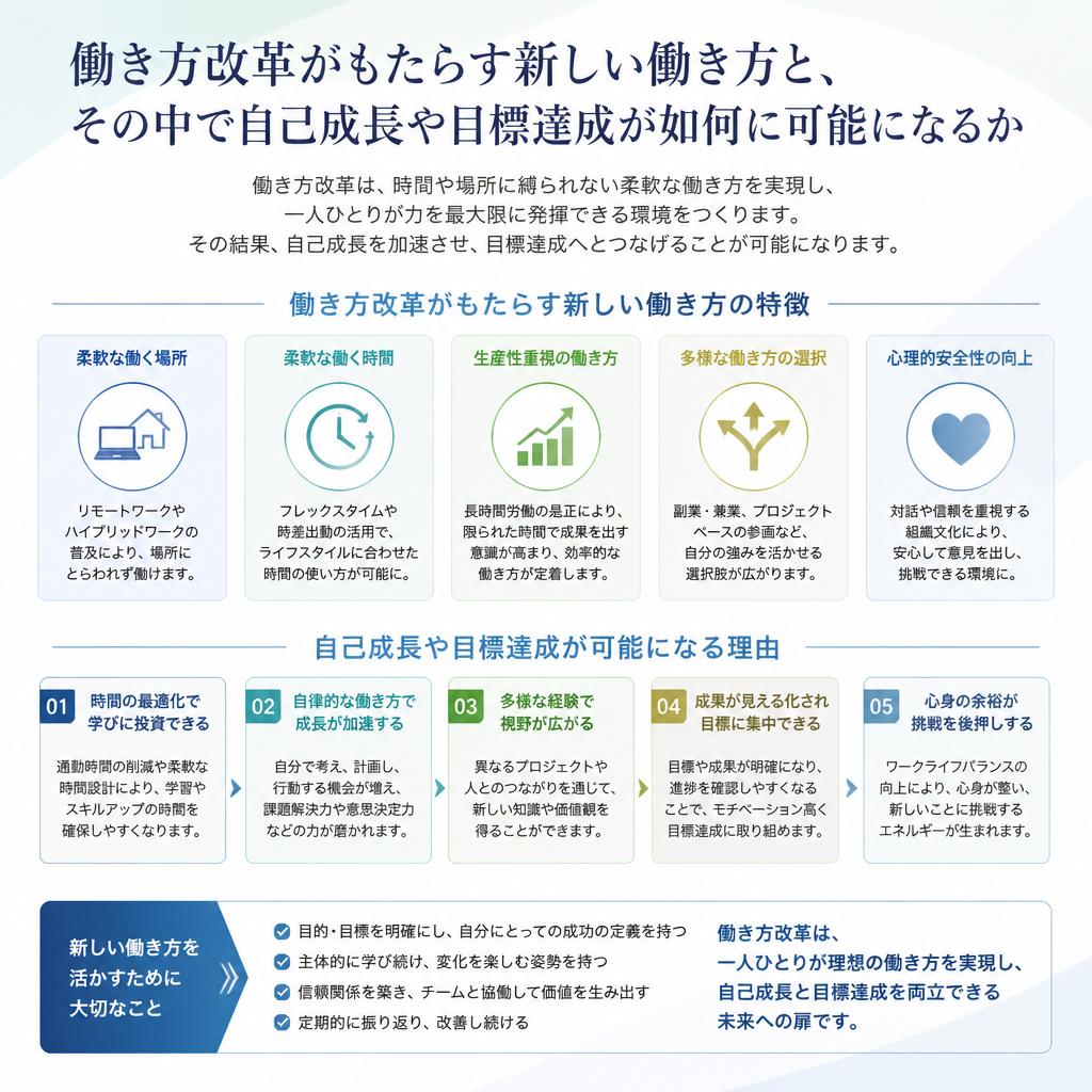 働き方改革と新たな生活スタイル