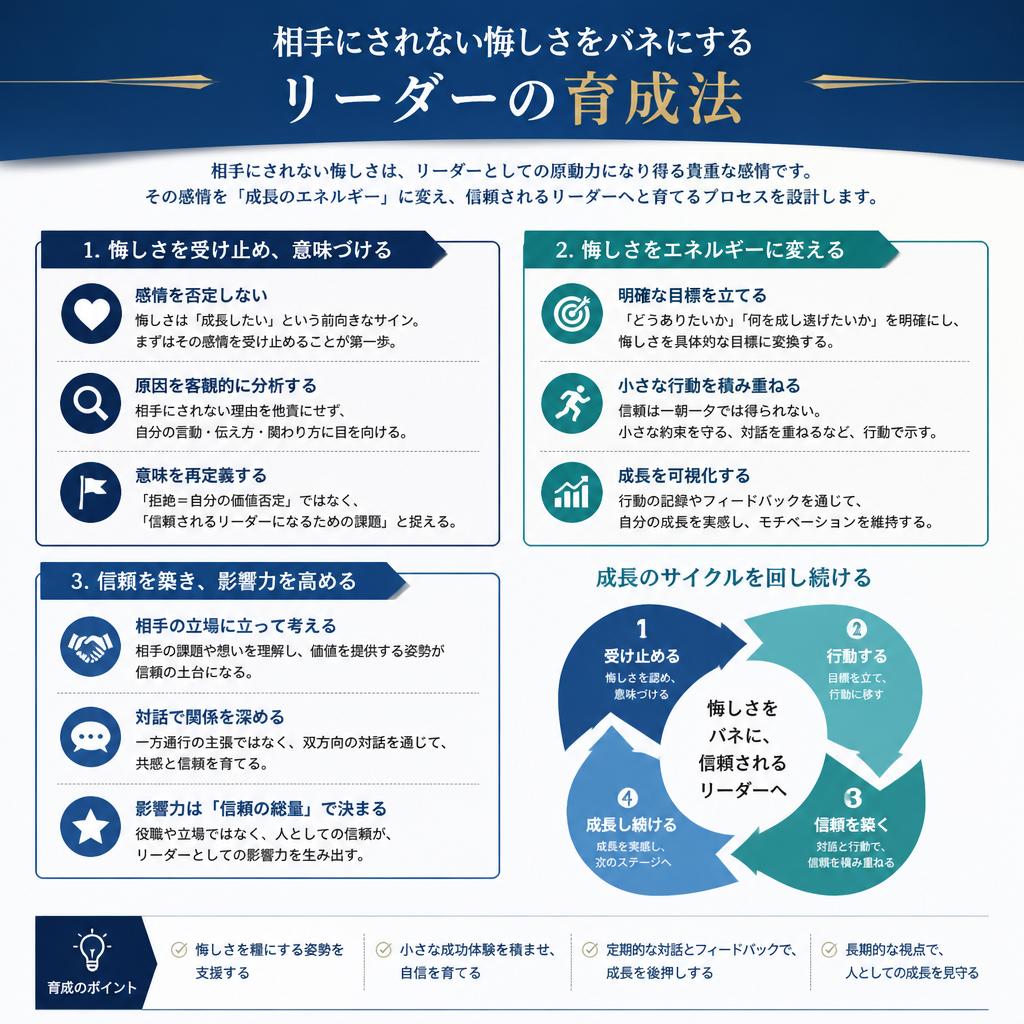 相手にされない悔しさをバネにするリーダーの育成法