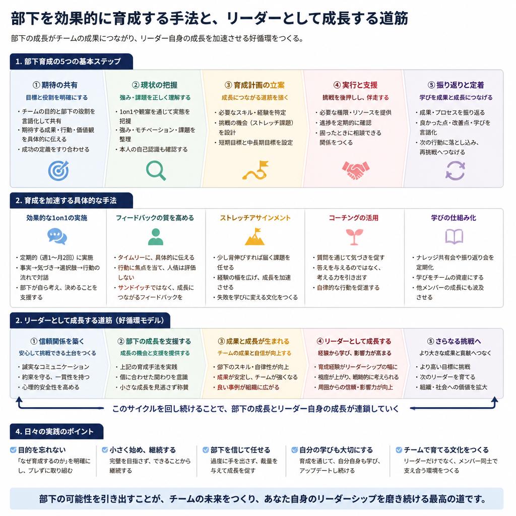部下の育成に向けたアプローチ