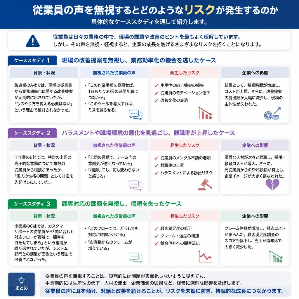 2. 無視された声が生むリスク