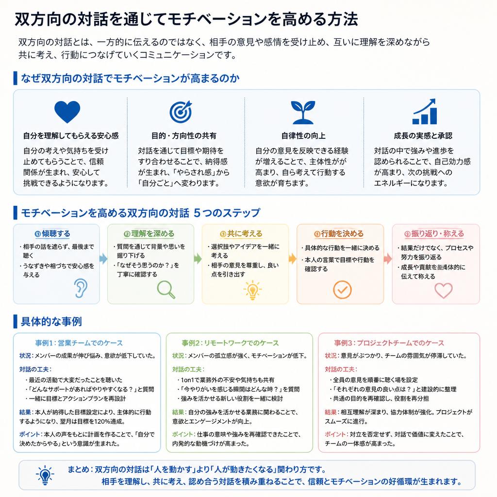 モチベーションを高めるコミュニケーション