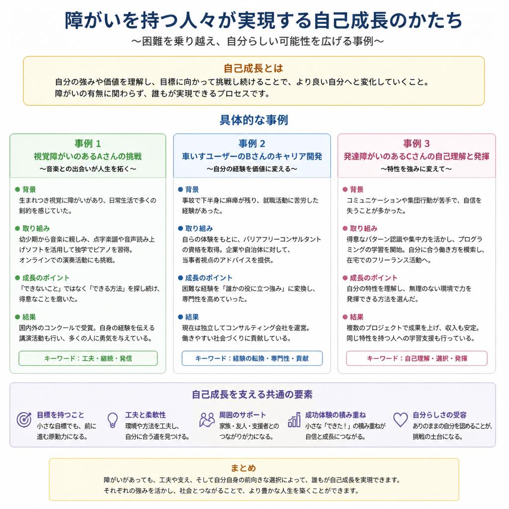 自己成長の道のり