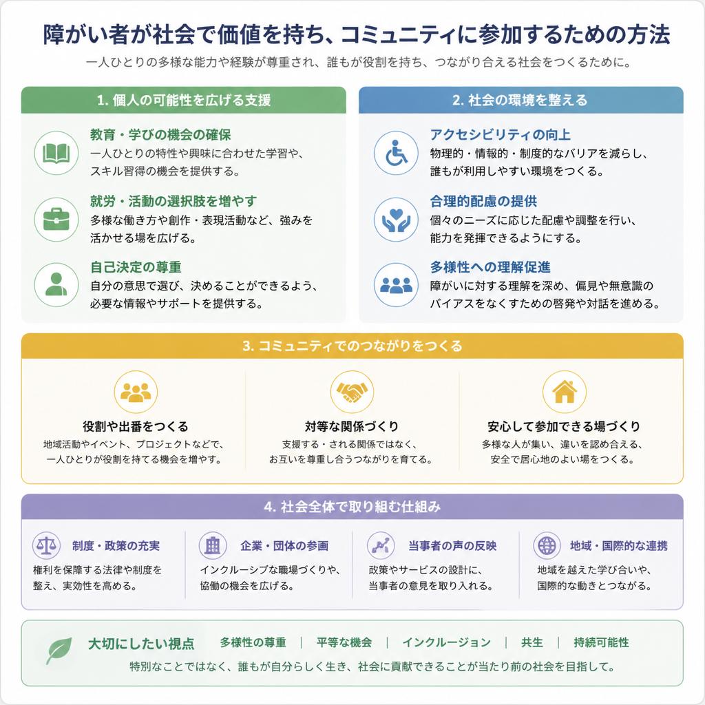 社会的インクルージョンの実現