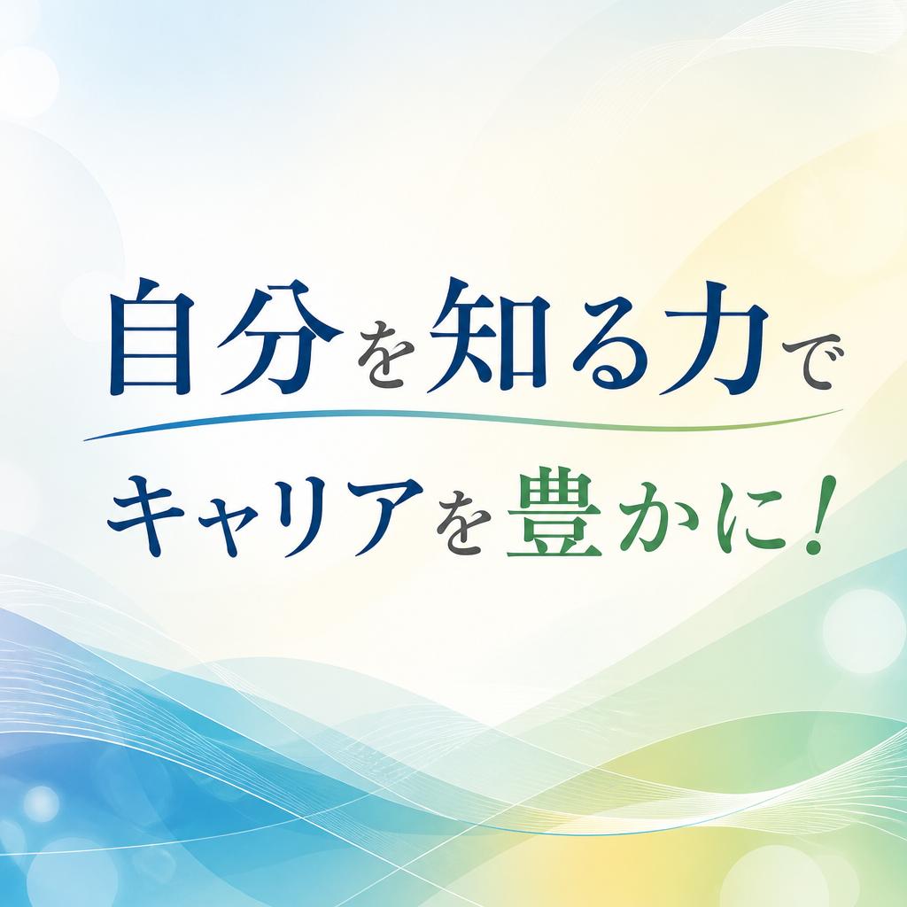 自分を知る力でキャリアを豊かに！