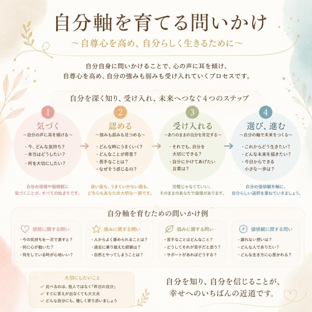 自分軸を見つけるプロセス