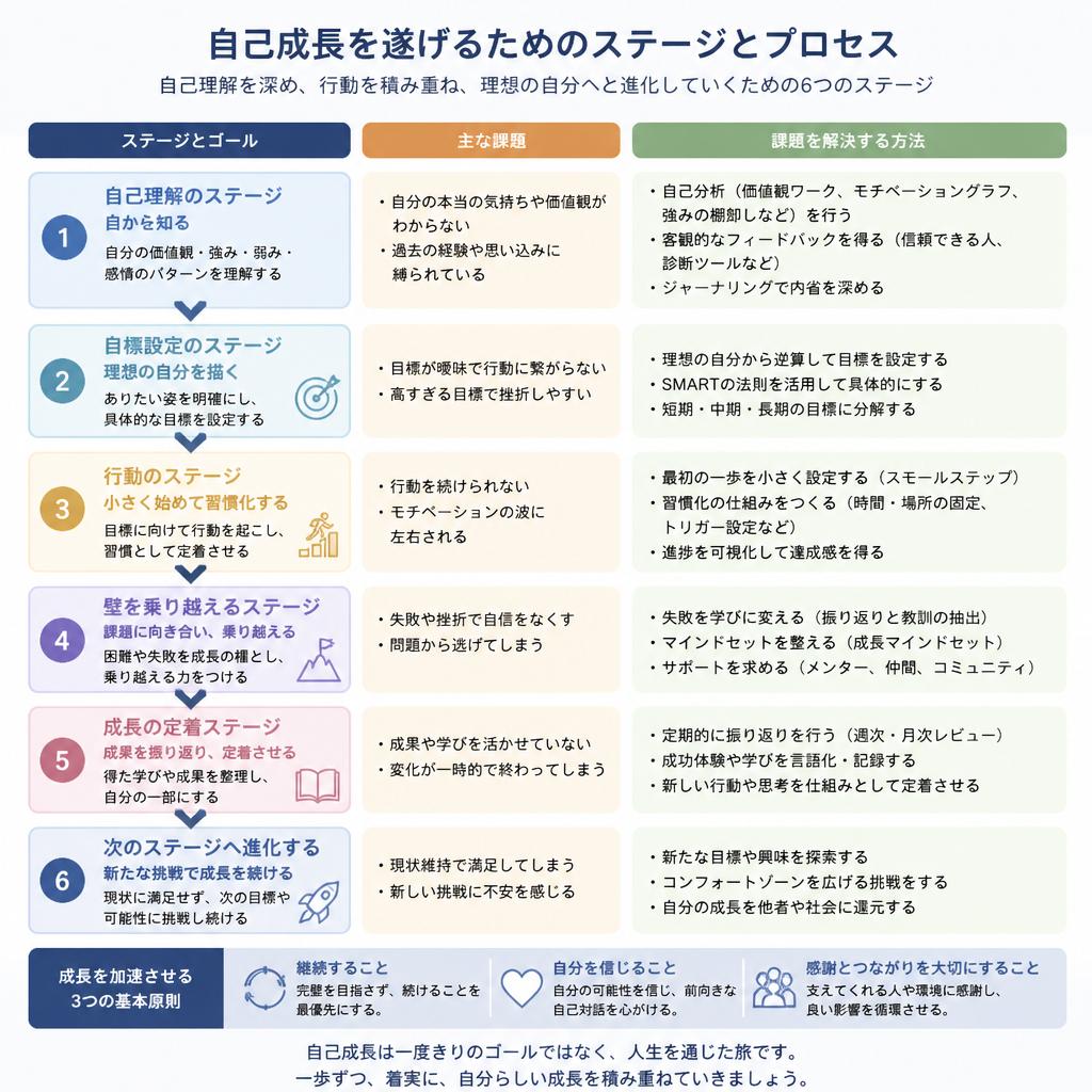 4. 成長のプロセスを知る