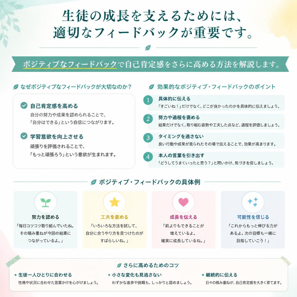 効果的なフィードバックの方法