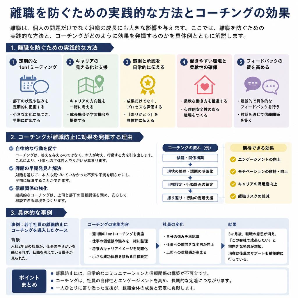4. 離職防止に向けた具体的アプローチ