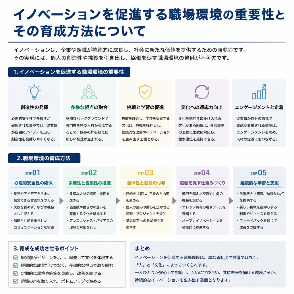 イノベーションを生み出す文化を育てる