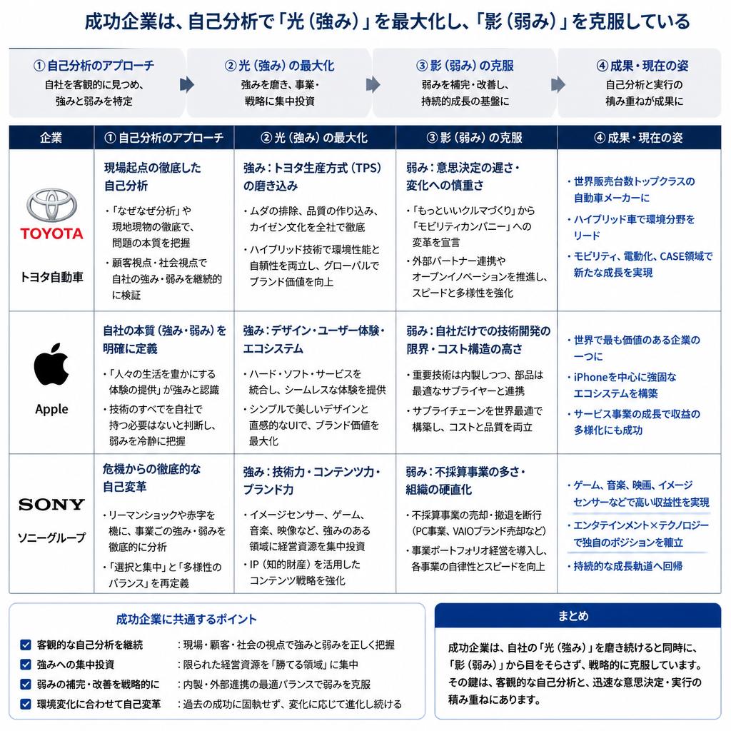 4. 企業の光と影—成功の秘訣