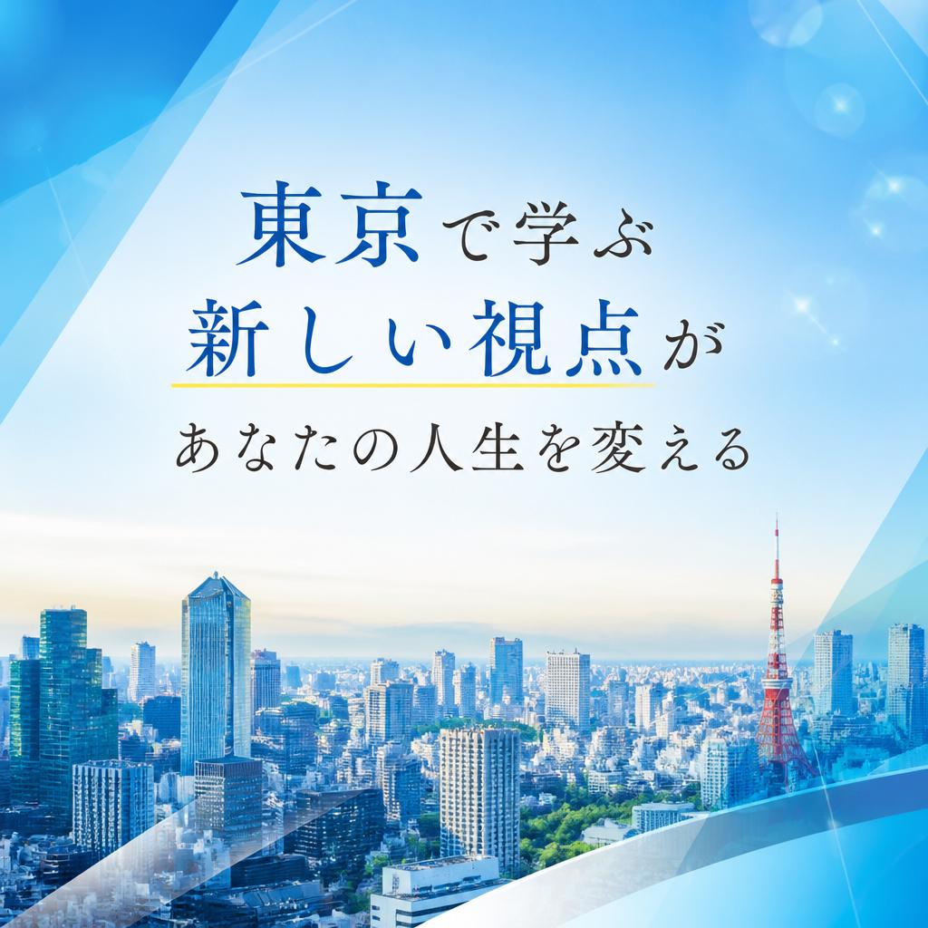 東京で学ぶ新しい視点があなたの人生を変える
