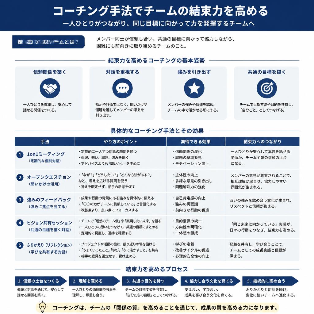 チームを育てるためのコーチング手法