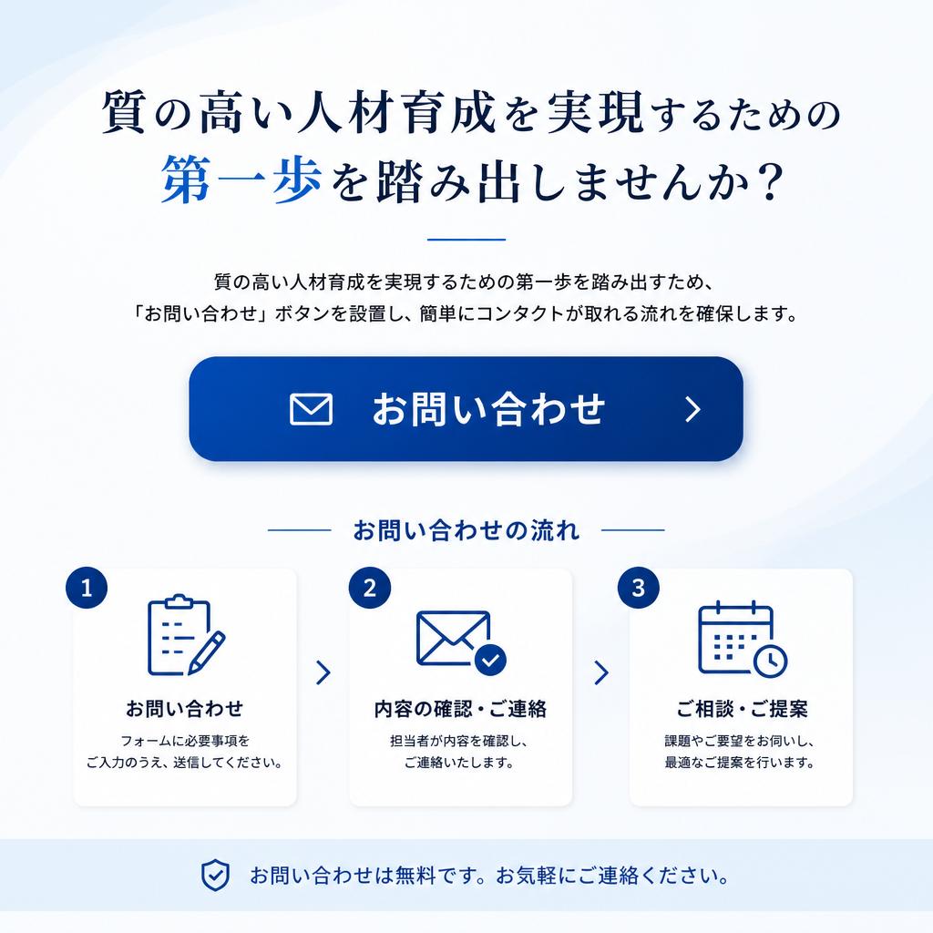 さあ、今すぐお問い合わせを！