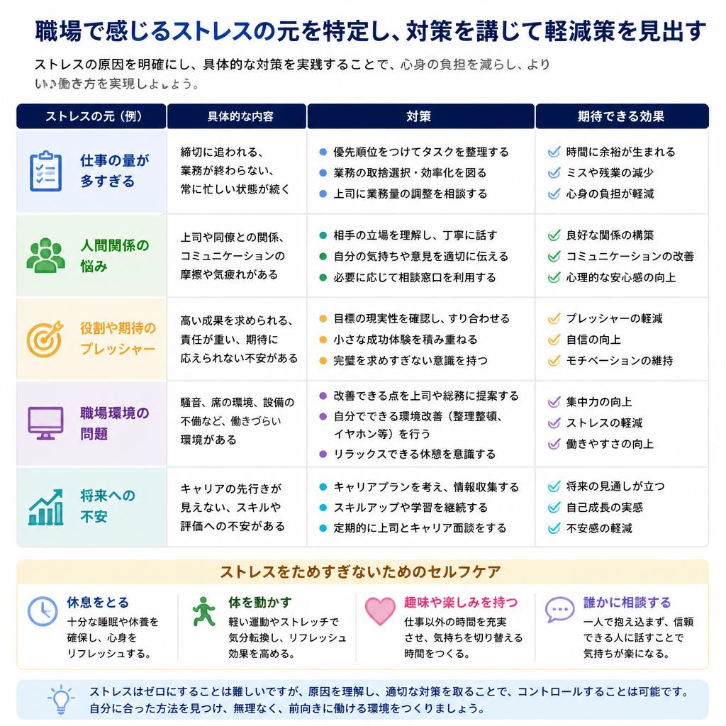 魔法の問い2: 現在のストレス源は何か？
