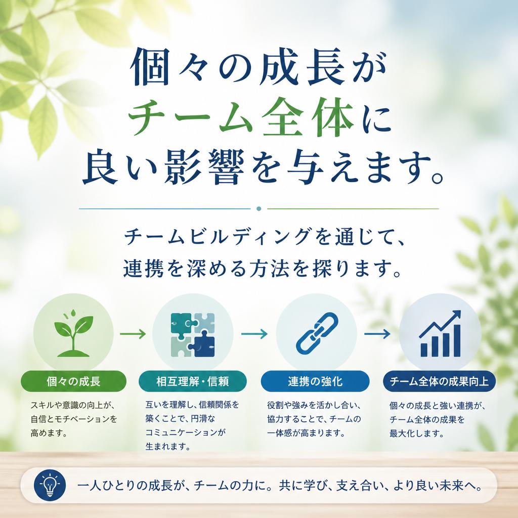 チームビルディングの効果