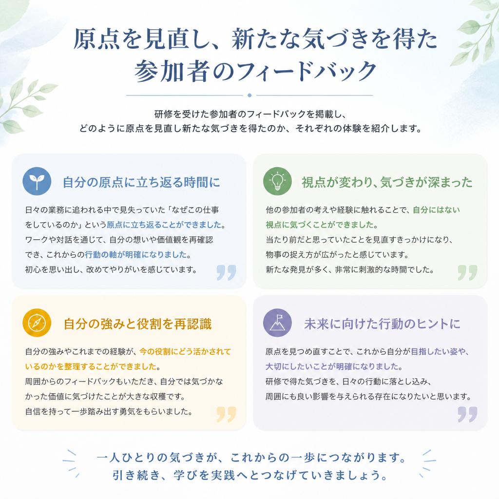 参加者の声：私たちの思いを語る