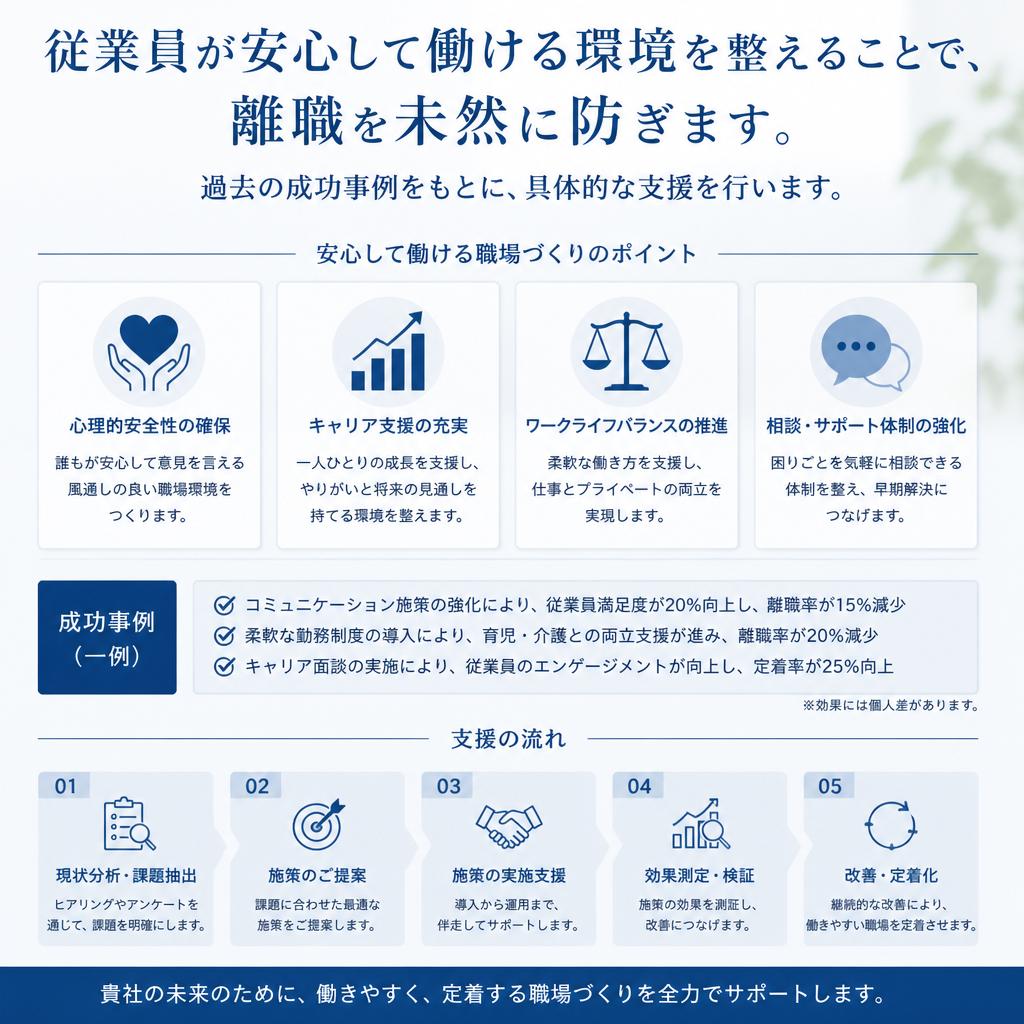 4. 離職防止のための取り組み