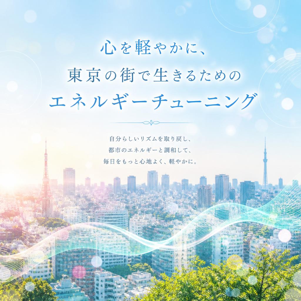 心を軽やかに、東京の街で生きるためのエネルギーチューニング